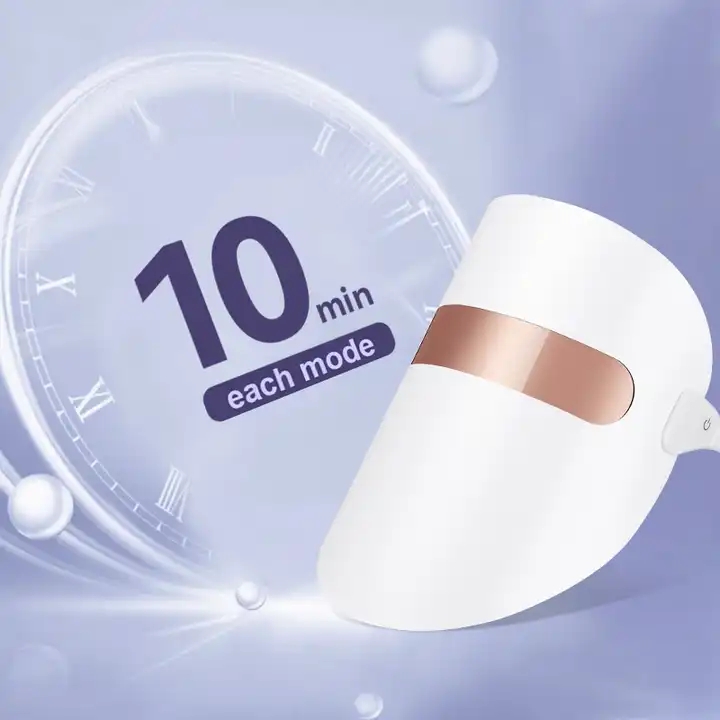 Skb - 1818p soins de beauté sans fil couleur photothérapie LED masque 